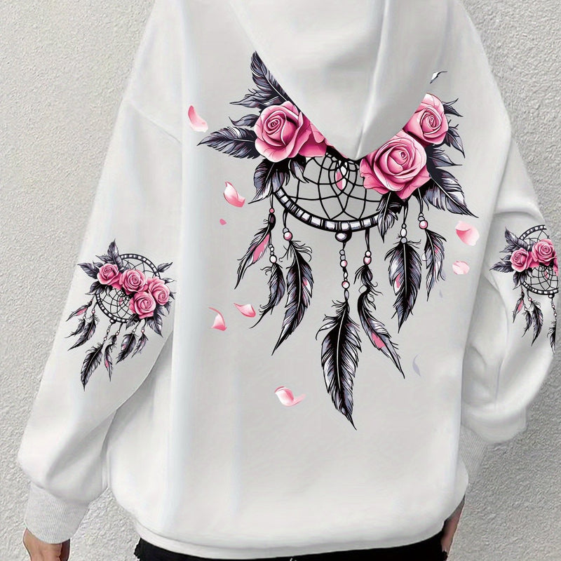 Women’s Comfortable Graphic Hoodie.