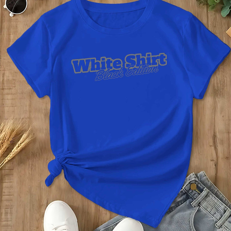 Women's T-Shirt with Short Sleeves.