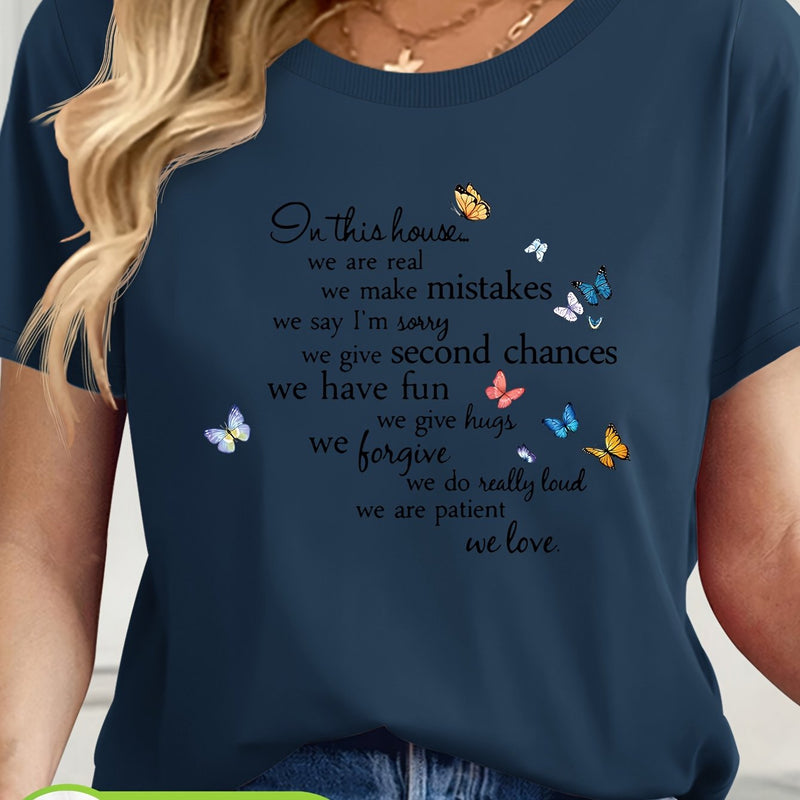 Women’s Casual Short Sleeve T-Shirt.