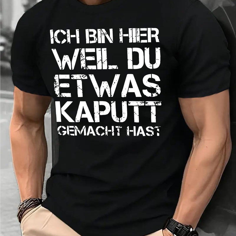 Men's T-Shirt Summer Sports.