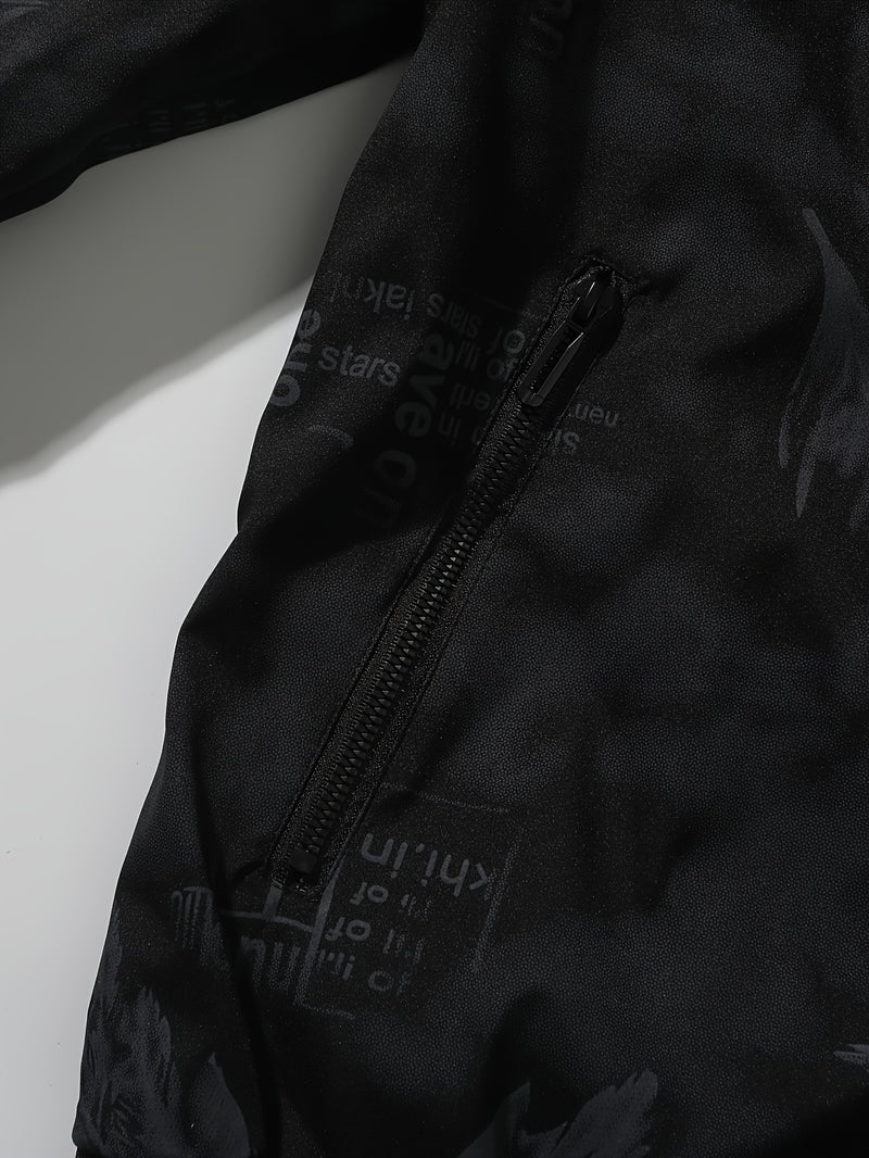 2024 New Spring And Autumn Digital Print Men'S Jacket.