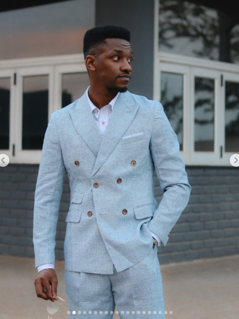 Men'S Premium New Two-Piece Suit Set Suit Jacket + Trousers.