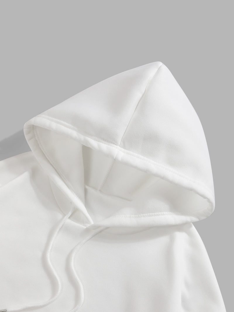 Women's Cartoon Dog Graphic Print Hoodie.