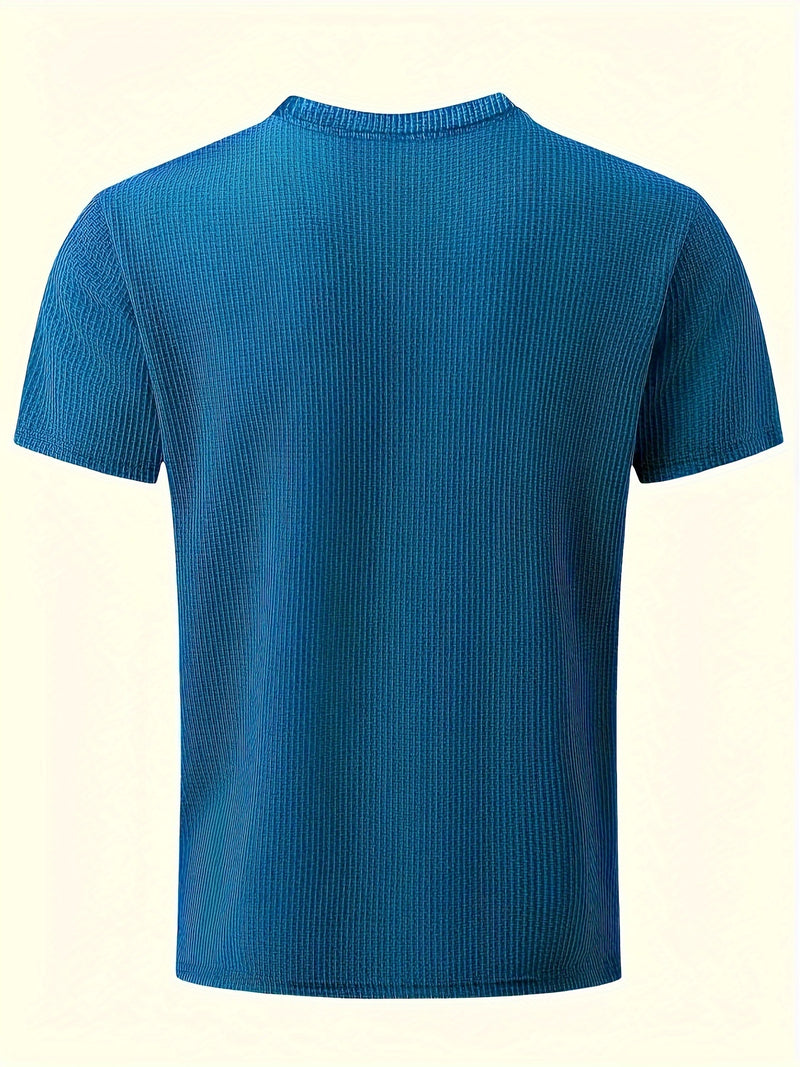 Men's T-Shirt, Cool And Breathable with a Round Neck And Short Sleeves.
