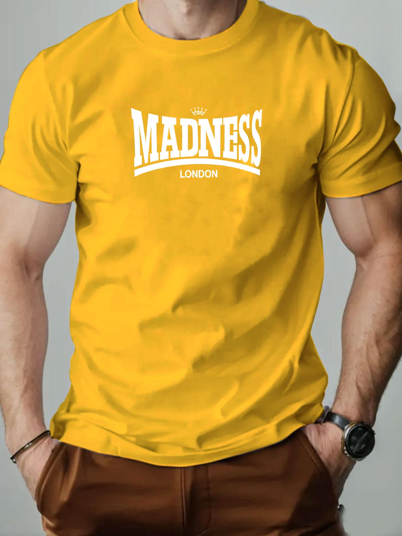 Men's "Madness London" Graphic T-Shirt.