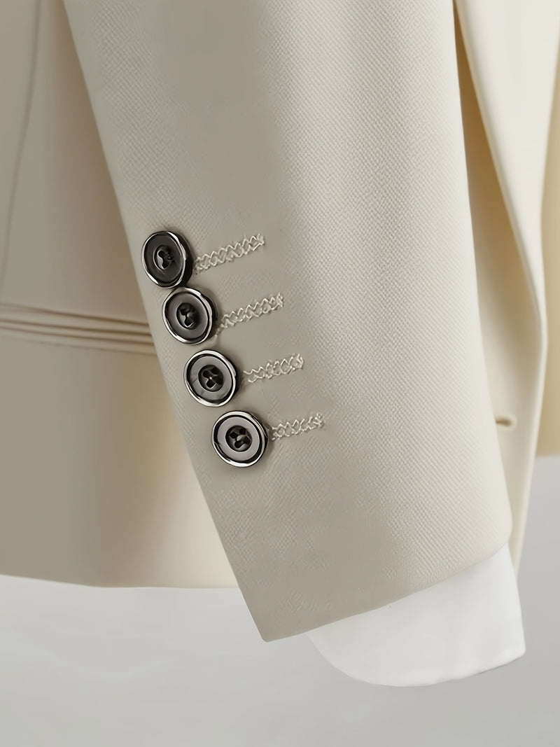 Men'S Suit Set with 2pcs, Including a Blazer And Trousers.