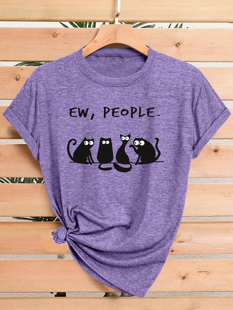 Women's Casual Short Sleeve T-Shirt.