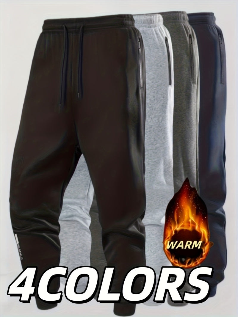 One-Piece Men's Casual Mid-Rise Joggers 4 Colors Available.