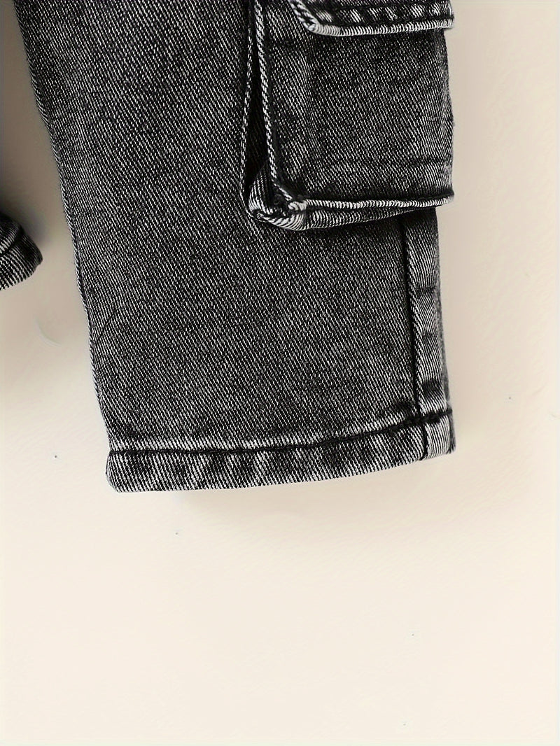 Girls' Fashionable Cute Casual Versatile Multi-Pocket.