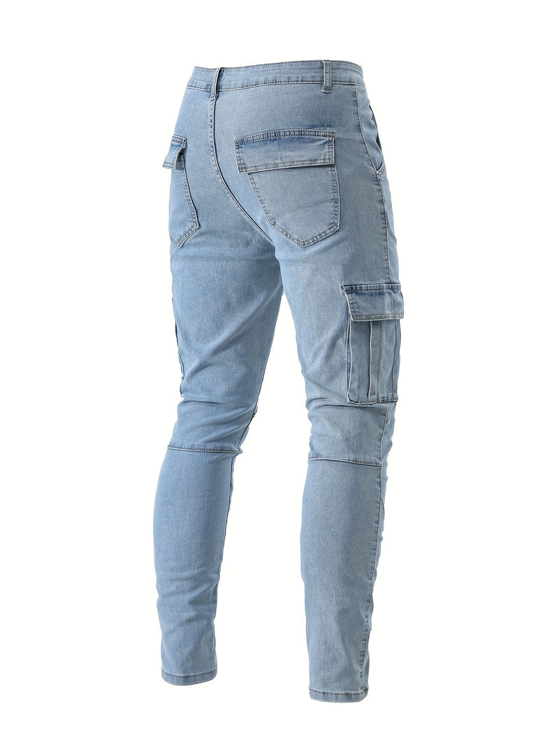 Men's Cargo Jeans.