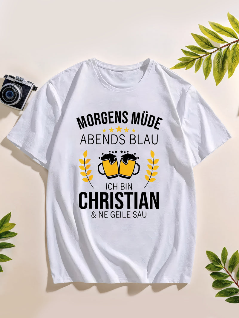 Men's Short Sleeve T-Shirt for Summer.