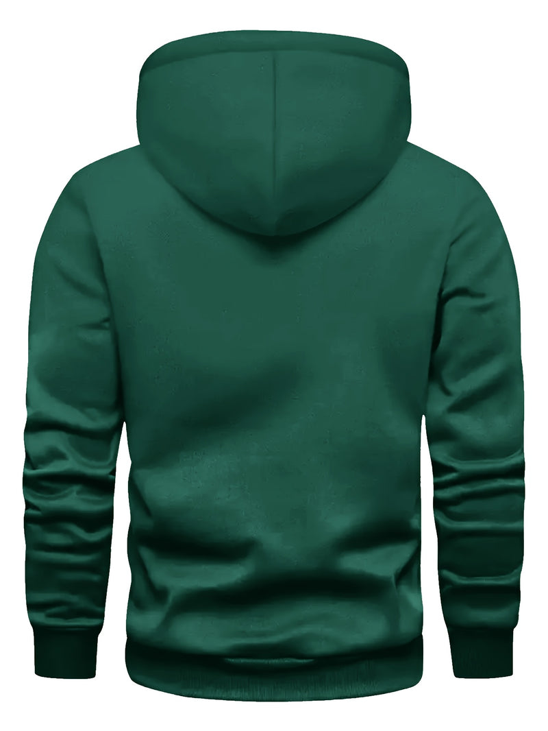 Men's hooded sweatshirt.
