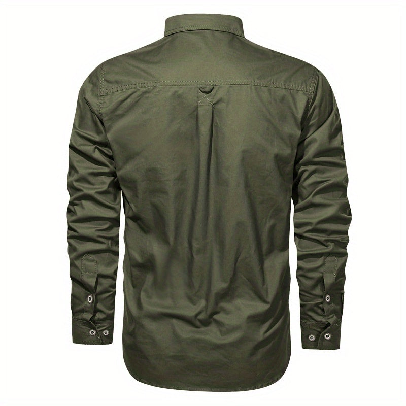 Men's Heavy-Duty Long Sleeve Shirt.