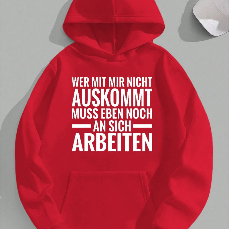 Men's Hooded Sweatshirt.