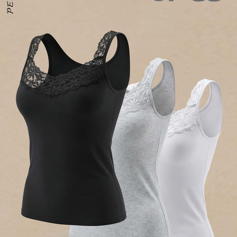 3-Pack Knight Times Women's Wide-Strap Tank Top.