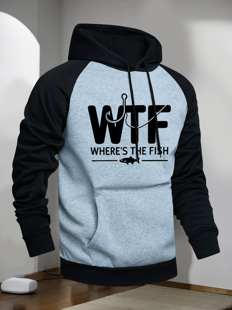 Men's Casual Hooded Sweatshirt.