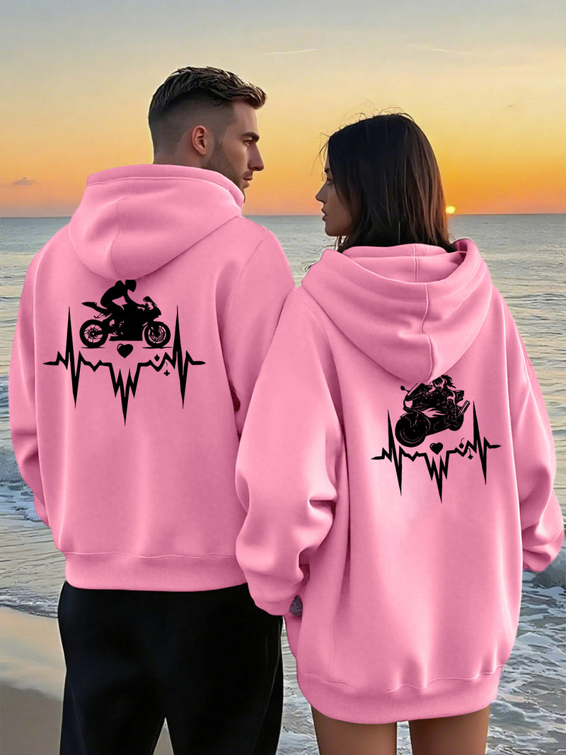 Couple Hoodies in a Casual Style.