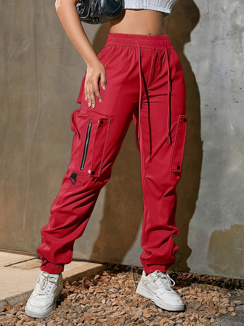Women's High-Waisted Loose Overalls: Casual, Fashionable, and Comfortable.