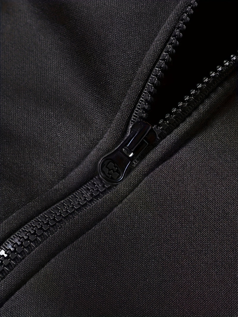 Men's Casual Hooded Sweatshirt & Jogger Set.