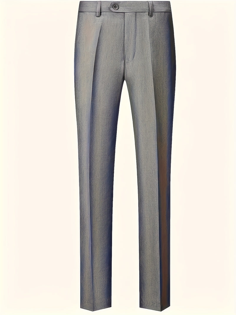 Men's 2pcs Suit, Consisting of a Vest And Dress Pants.