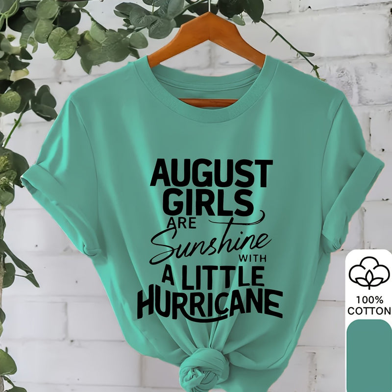 Women's Turquoise T-Shirt.