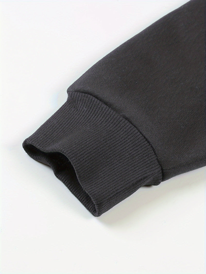 Women's Minimalist Solid Color Hoodie.