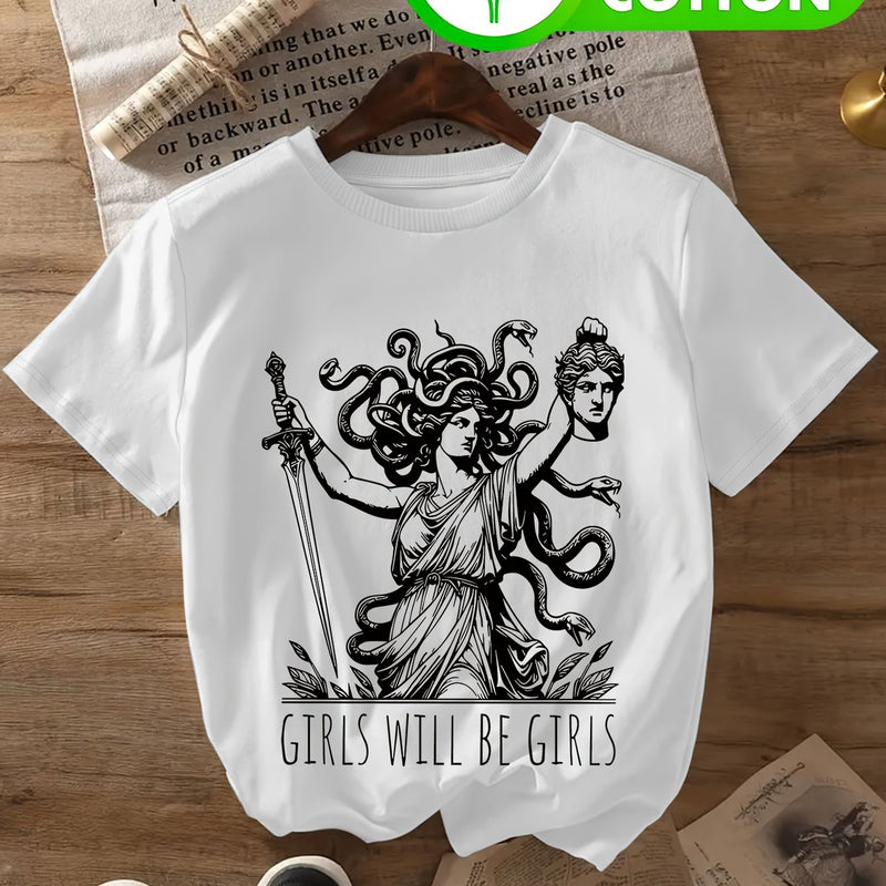 Women’s Short-Sleeve Round Neck T-Shirt.