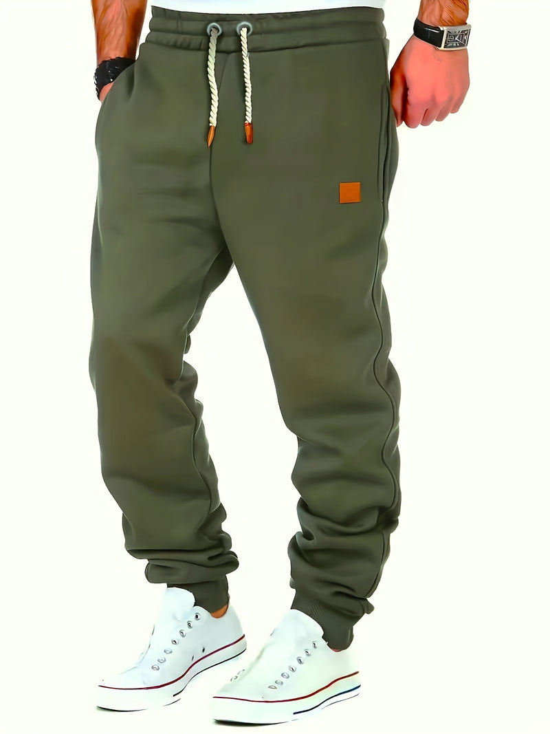 Drawstring Sweatpants Loose Fit Pants Men's Casual Joggers.