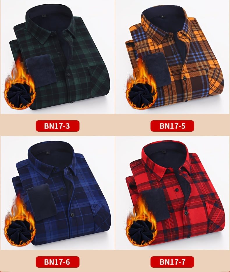 Men's Flannel Checkered Shirt.