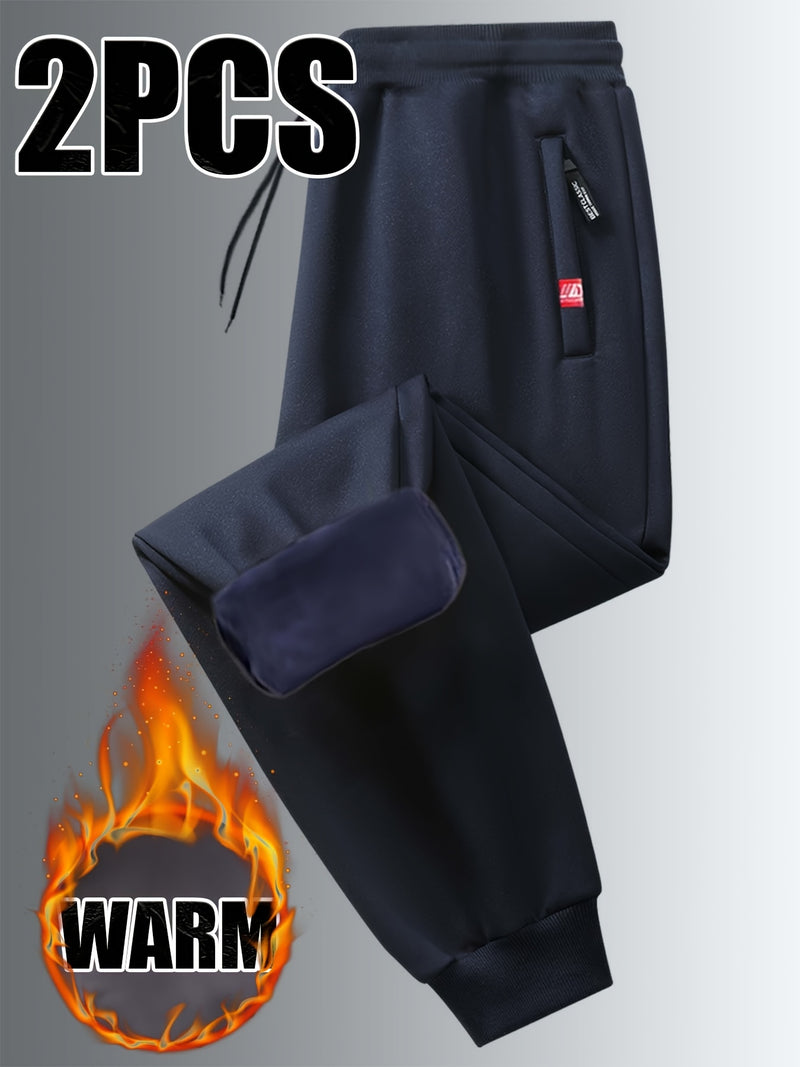 This Two-Piece Fleece Jogger Set Is Perfect for Both Men And Women.