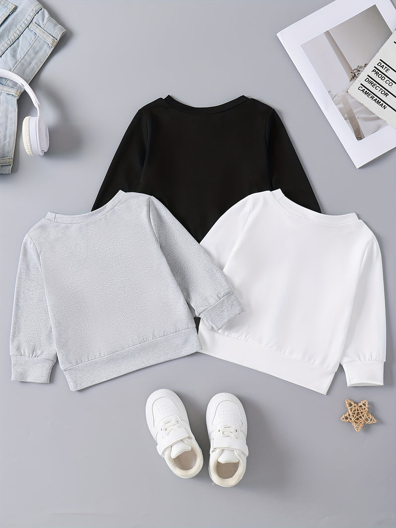 3pcs Baby And Toddler Sweatshirts.