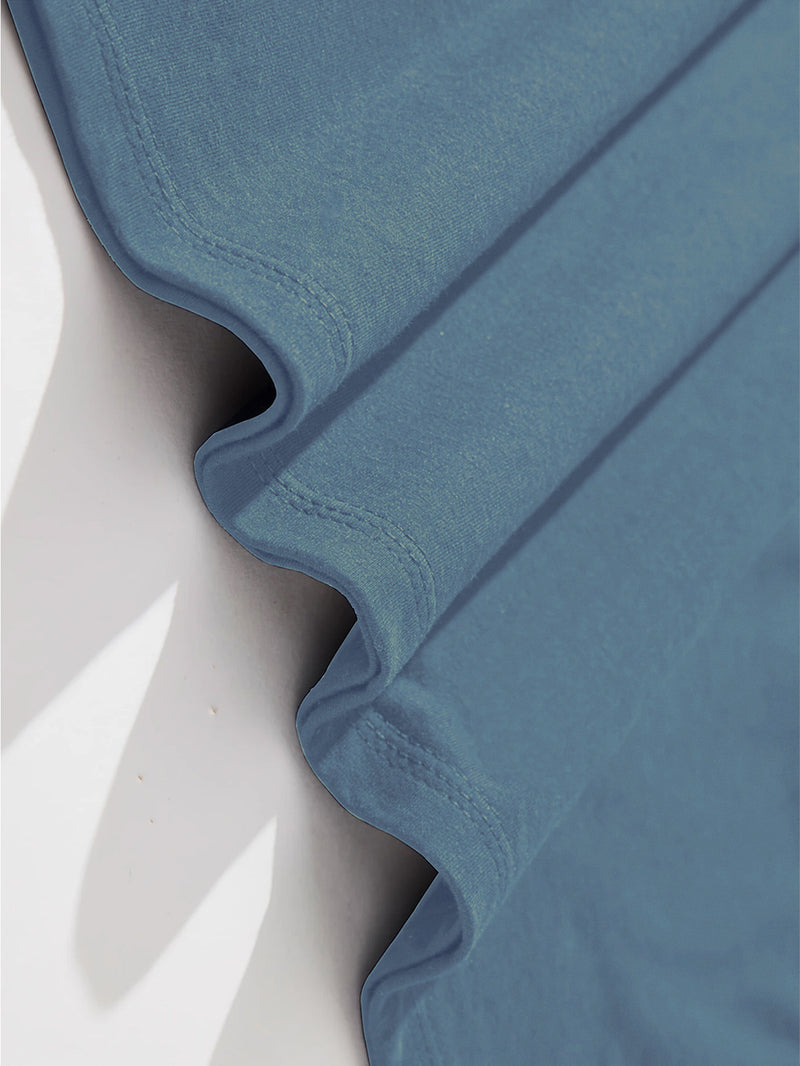 Men's Cotton T-Shirt, Summer Crew Neck Tee.