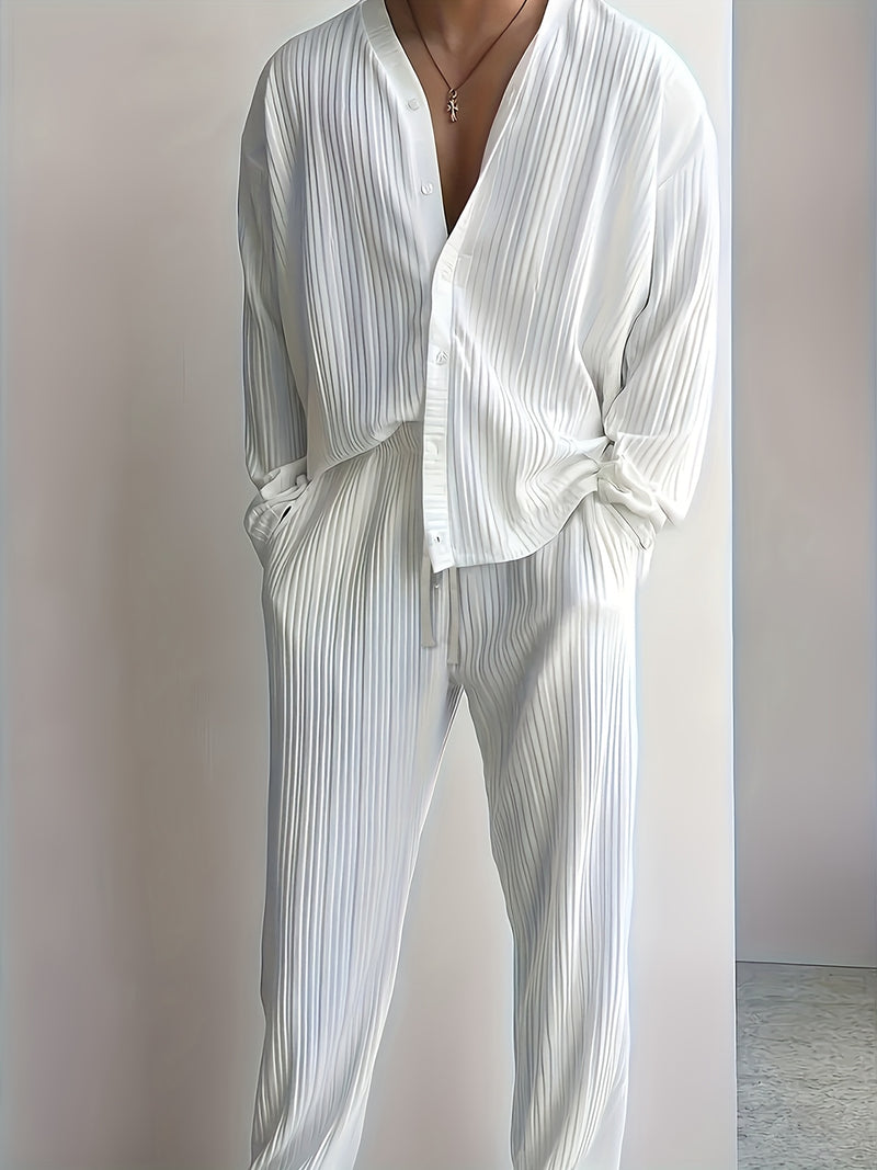 Men's 2-Color Options Available, 2pcs Set.