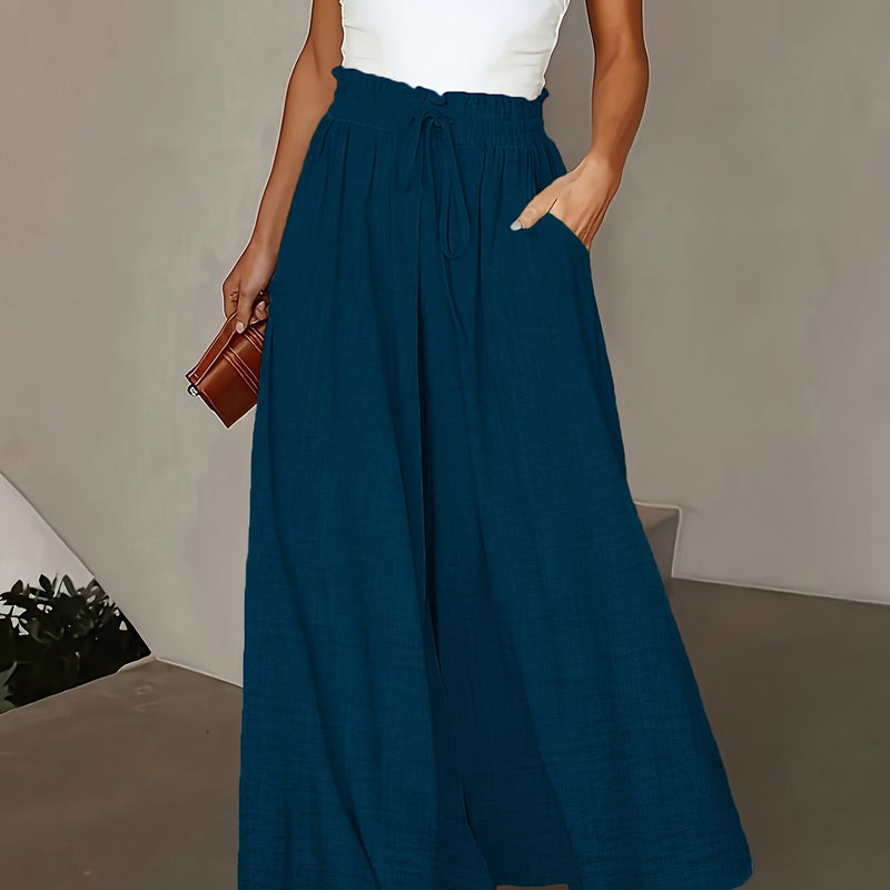 Spring And Autumn Women's Loose Long Pants.