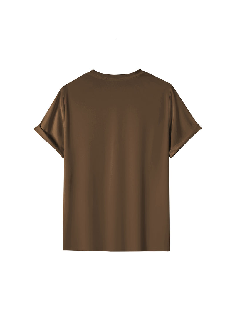 Crew Neck T-Shirt: If You Try to Scare Me, I'Ll Be Breast-Fed Scared!