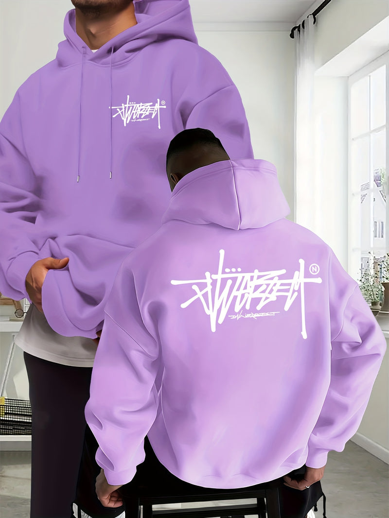 Men's Trendy Autumn-Winter Hooded Sweatshirt.