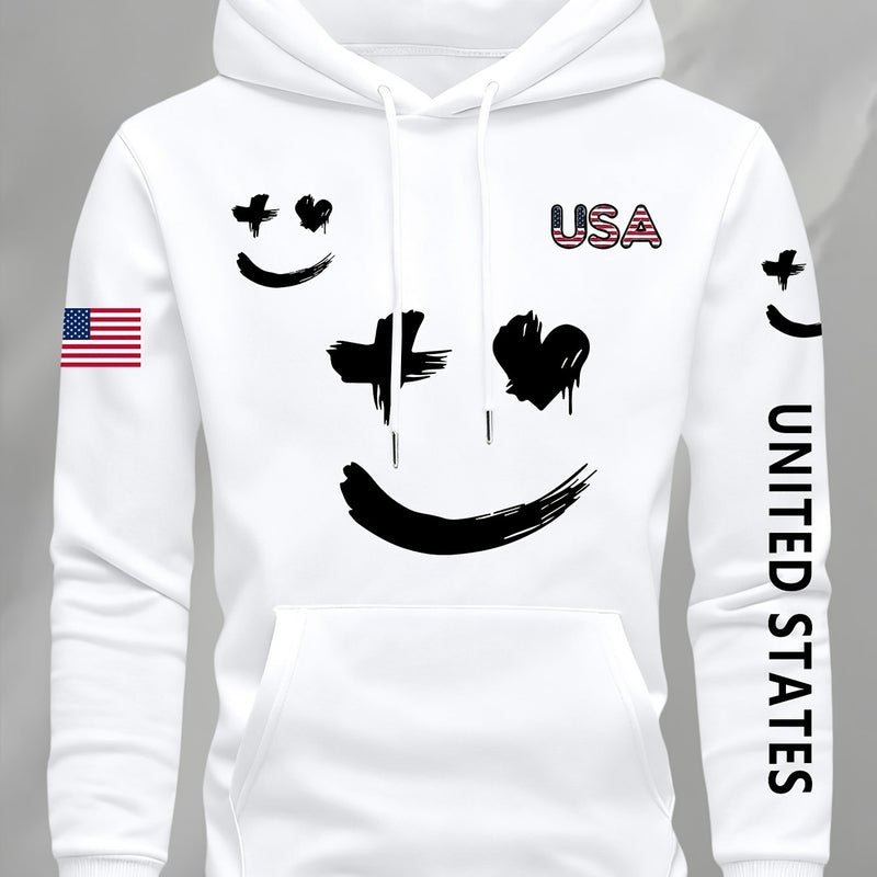 Men's Casual And Versatile Hooded Sweatshirt.