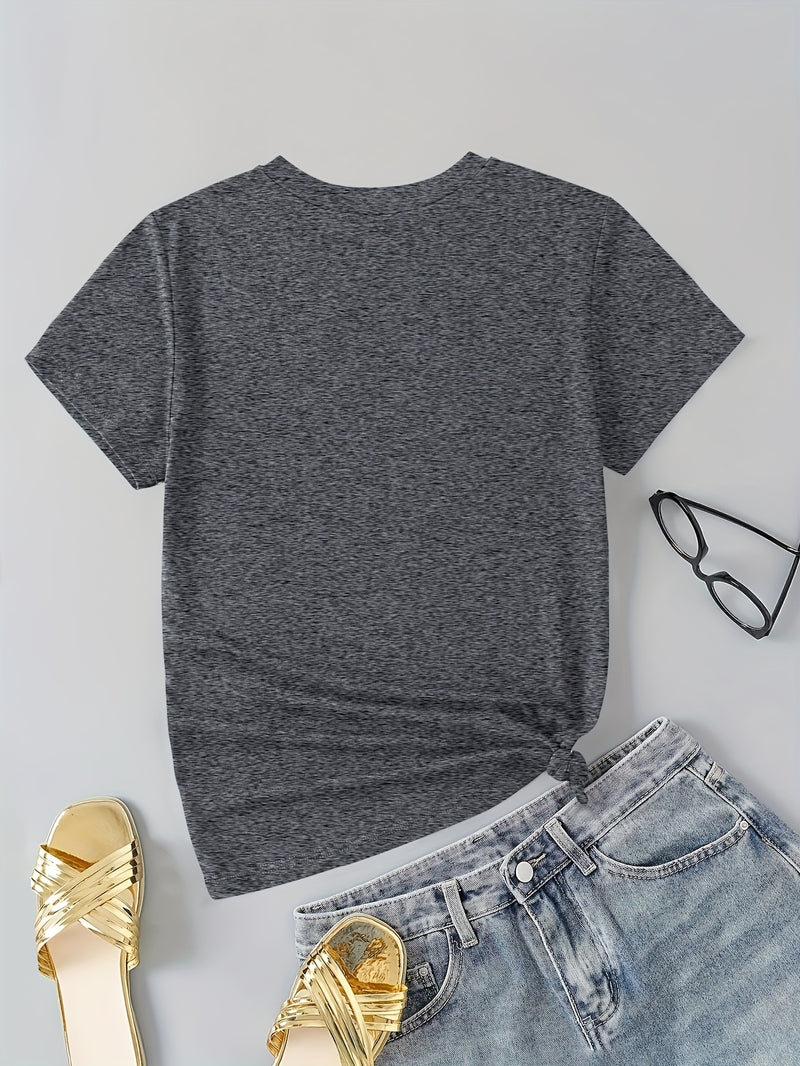 Women's Summer Casual Short-Sleeve T-Shirt.