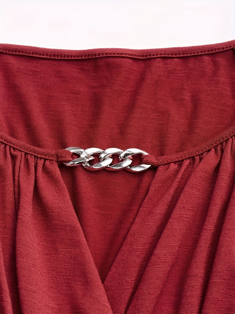 Valentine's Day Edition Women's Metal Heart T-Shirt.