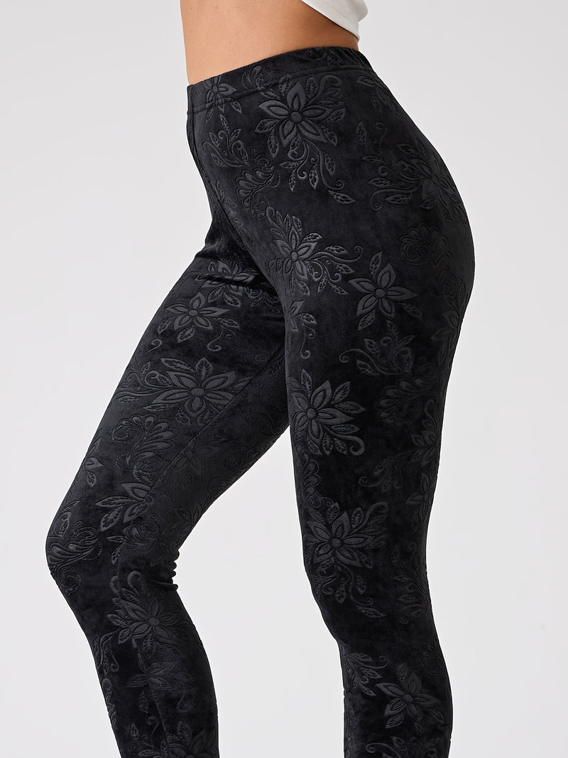 Chinese Style Women's Sports Leggings, High-Waisted.