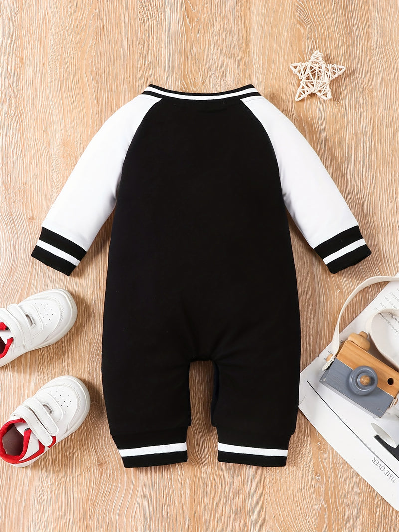 Spring And Autumn Baby Boy BABYBOY  Round Neck.