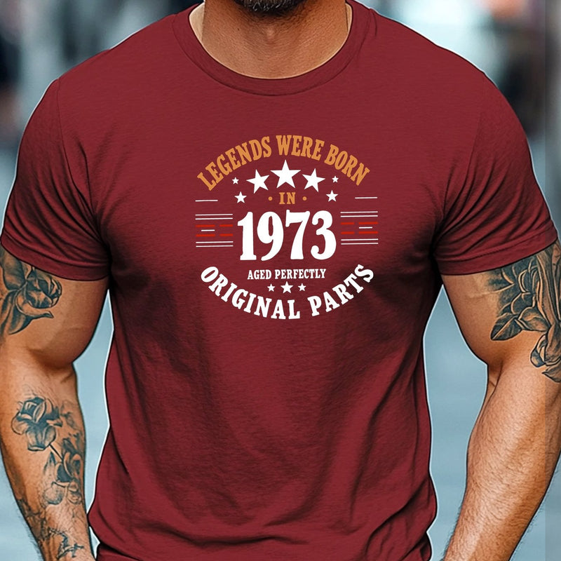 Men's Casual Crew Neck Short T-Shirt.