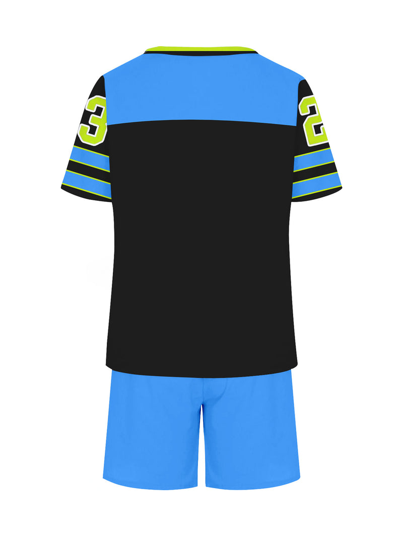 Casual Shorts Men's Trendy 2pcs Set.