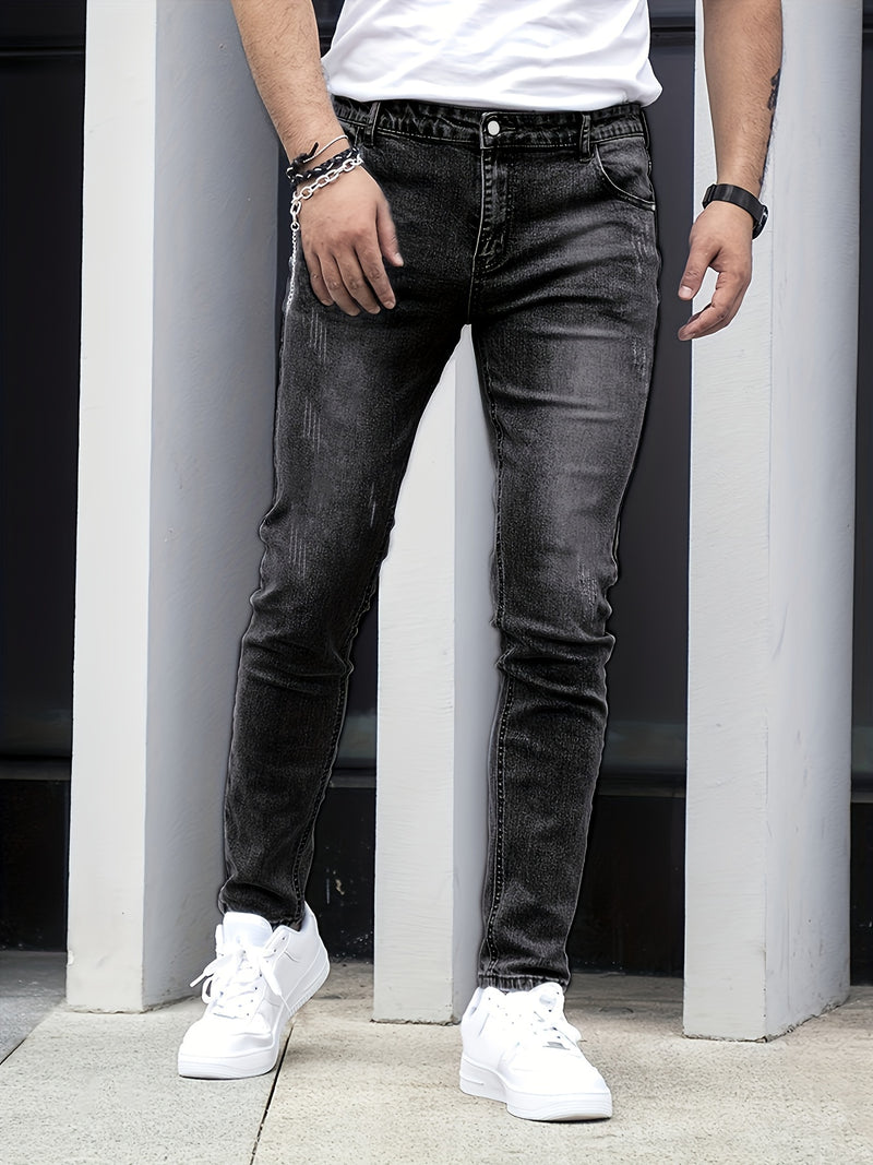 Men's Denim Slim Fit Slimming Black Stretch.