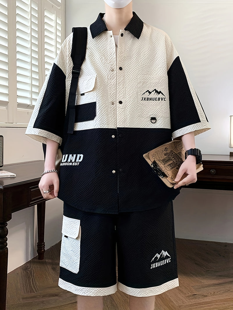 Men's Casual Two-Piece Set for Summer.