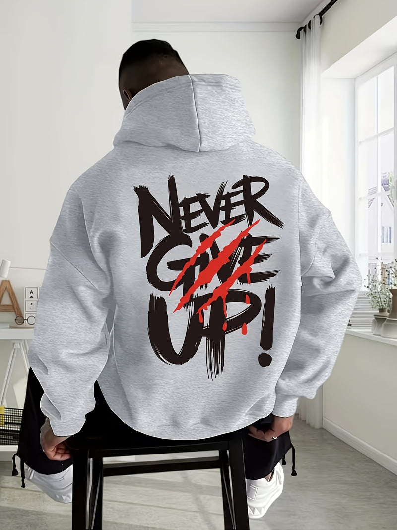 Men's Hooded Fleece  Sweatshirt.