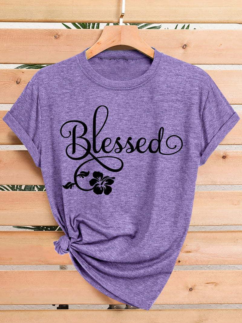 Women's Casual Short Sleeve T-Shirt.