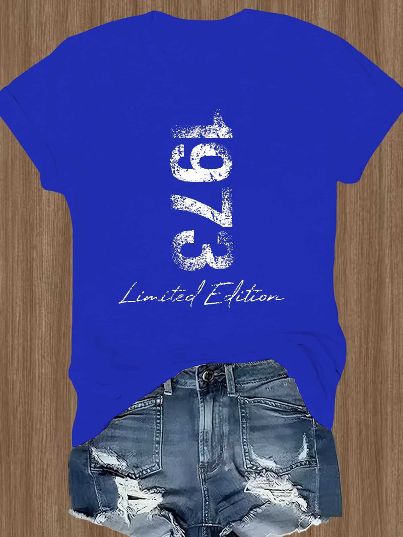 Women's T-Shirt Made of with Short Sleeves.