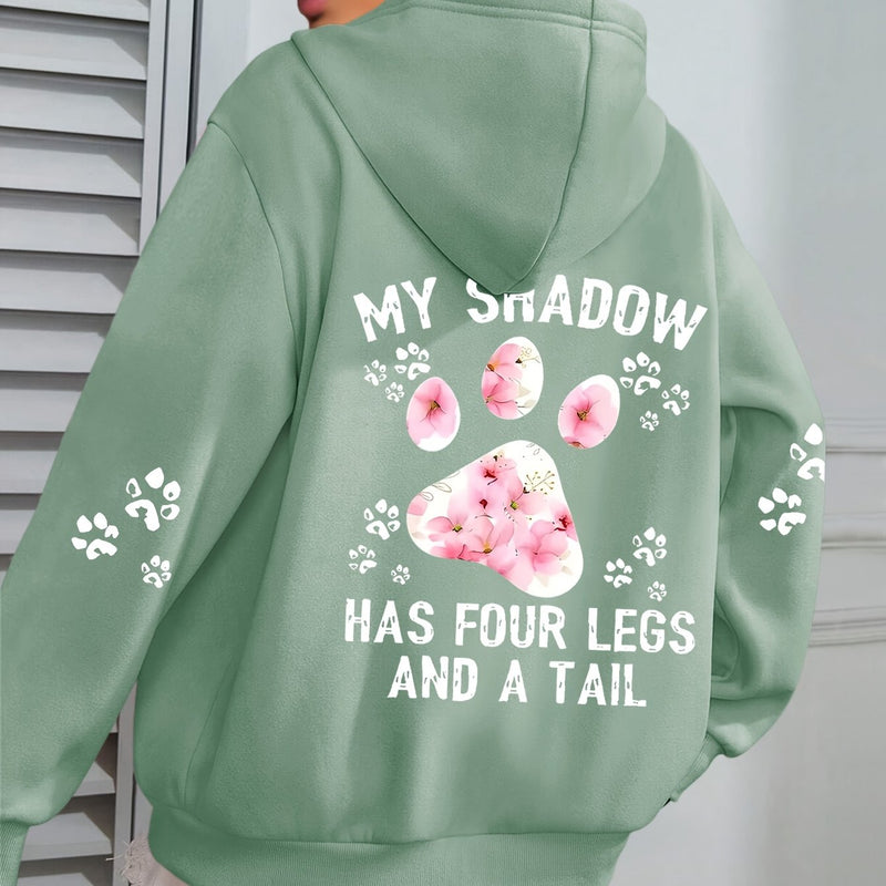 Plus Size - Plus-Size Hooded Pullover Sweatshirt