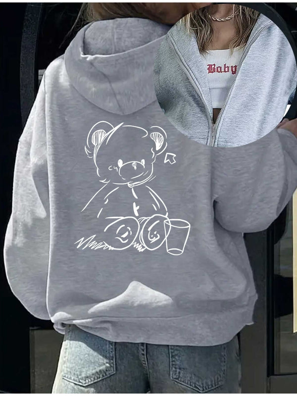 Women's Cozy Fleece Hoodie.